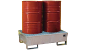 STORAGE TANK FOR TWO 180-220 LITER DRUMS