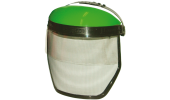  Visor in non reflecting metal gauze and polycarbonate with protective top