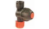 THREADED NOZZLE HOLDER FOR WEEDING WITH DIAPHRAGM CHECK VALVE