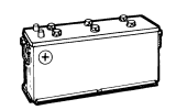 Standard 12V battery - HELLA