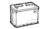 Standard 12V battery - HELLA