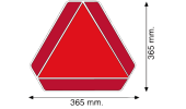 Triangolo in alluminio per veicoli lenti