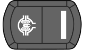 Botton with differential lock symbol