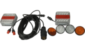 Kit completo di fanali 12V/24V LED e cavo con spina