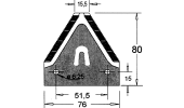 Blade for harvester threshers