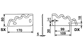 BLADES FOR MIXING-HORIZONTAL