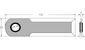 Coltello per trinciapaglia