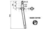 Dente per erpici rotativi - Cilindrico