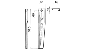 Dente per erpici rotativi - TB422