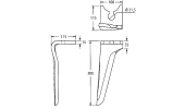 Tine for power harrows - Superfast