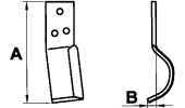 Coltello per scavafossi DRENAG