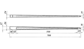 Soldering tine for manure fork