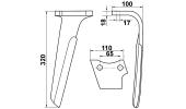 Dente per erpici rotativi - KG30/41