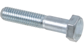 Partial thread hexagon head screw