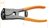 Heavy duty toggle lever assisted nippers with front cutters