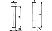 Tie rod for modular elements